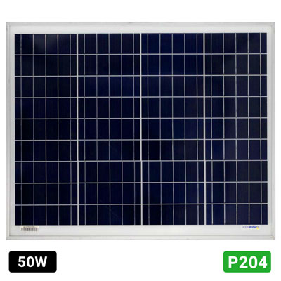 پنل خورشیدی 50 وات مونو کریستال 